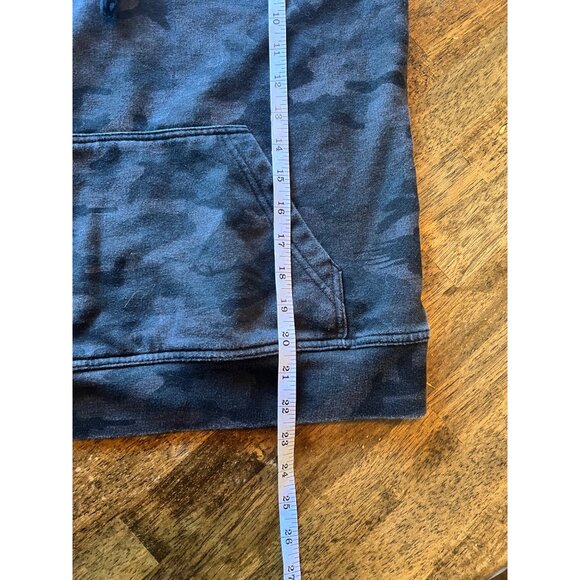 Pelagic Grey & Black Camo Long Sleeve Youth Hoodie Size Medium - Picture 9 of 9